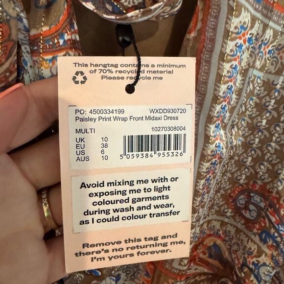 Missguided Multicolor Paisley Dress - Picture 4 of 8